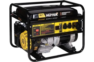 Портативный бензогенератор Huter DY8000L 64/1/33