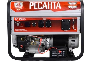 Электрогенератор Ресанта БГ 6500 Э 64/1/46 — изображение 2